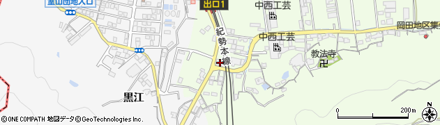 きのくに信用金庫黒江駅前支店周辺の地図