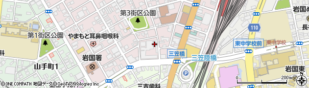 中元クリーニング株式会社　岩国営業所周辺の地図