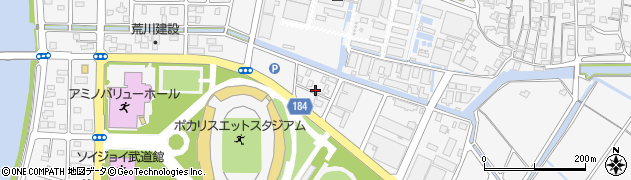 徳島県鳴門市撫養町立岩五枚周辺の地図