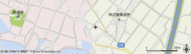 香川県三豊市高瀬町上勝間477周辺の地図