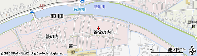 徳島県鳴門市大津町木津野（養父の内）周辺の地図