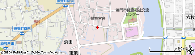 徳島県鳴門市撫養町南浜東浜20周辺の地図