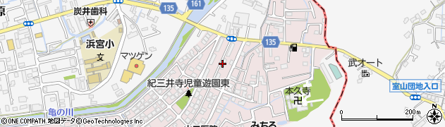 ビレッジハウス紀三井寺２号棟周辺の地図