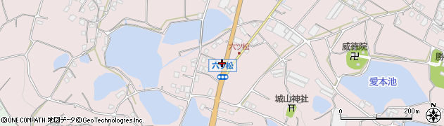 香川県三豊市高瀬町下勝間1317周辺の地図