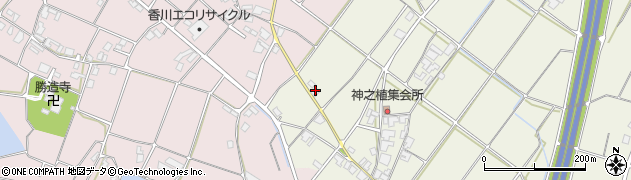香川県三豊市高瀬町上勝間488周辺の地図