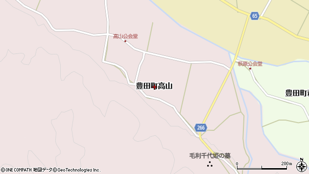 〒750-0446 山口県下関市豊田町高山の地図