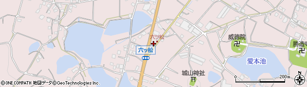 香川県三豊市高瀬町下勝間1380周辺の地図