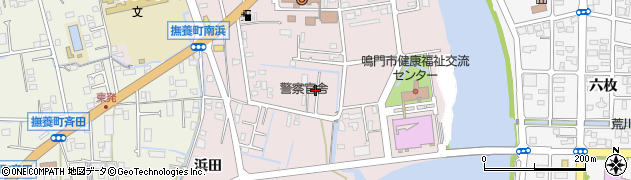 徳島県鳴門市撫養町南浜東浜183周辺の地図