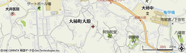 広島県江田島市大柿町大原周辺の地図