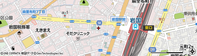 牛角 岩国駅前店周辺の地図