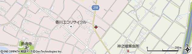 香川県三豊市高瀬町下勝間854周辺の地図
