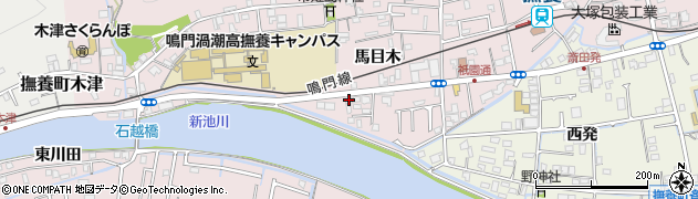 徳島新聞南浜専売所周辺の地図