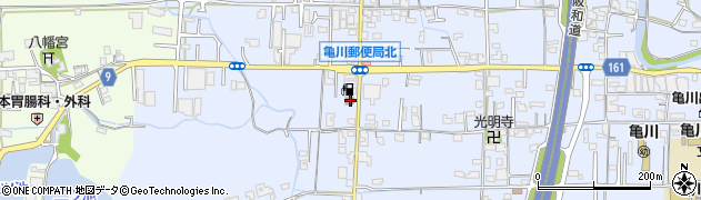 亀川郵便局 ＡＴＭ周辺の地図