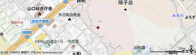 山口県山口市荻町周辺の地図