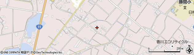 香川県三豊市高瀬町下勝間713周辺の地図