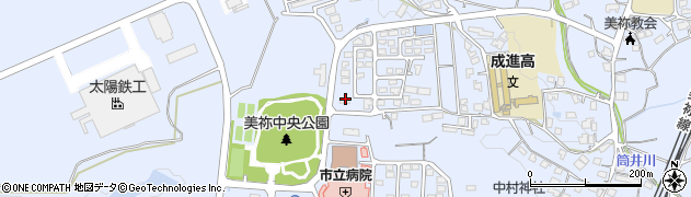 中村原団地周辺の地図