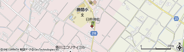 香川県三豊市高瀬町下勝間337周辺の地図