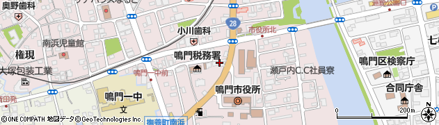 日本会援隊（税理士法人）　鳴門事務所周辺の地図