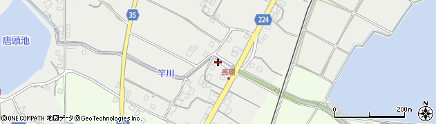 香川県三豊市高瀬町比地589周辺の地図
