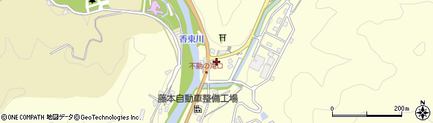 香川県高松市塩江町安原上東周辺の地図