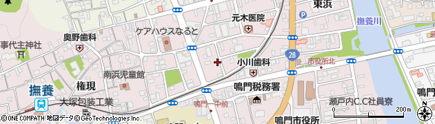 徳島県鳴門市撫養町南浜東浜532周辺の地図
