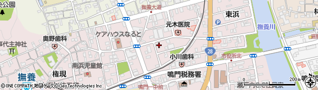 徳島県鳴門市撫養町南浜東浜563周辺の地図