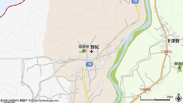 〒640-0453 和歌山県海南市野尻の地図