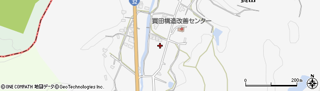 買田簡易郵便局周辺の地図