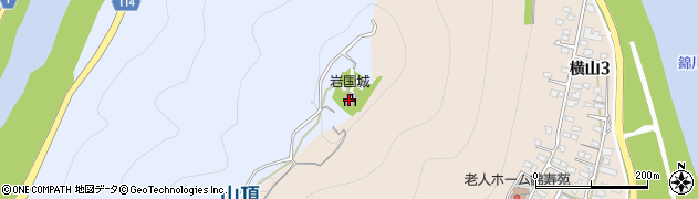 岩国城周辺の地図