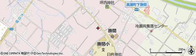香川県三豊市高瀬町下勝間611周辺の地図
