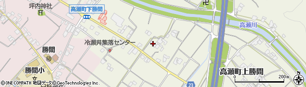 香川県三豊市高瀬町上勝間1632周辺の地図
