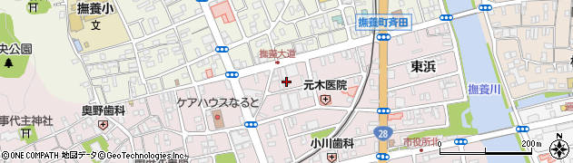 徳島県鳴門市撫養町南浜東浜667周辺の地図