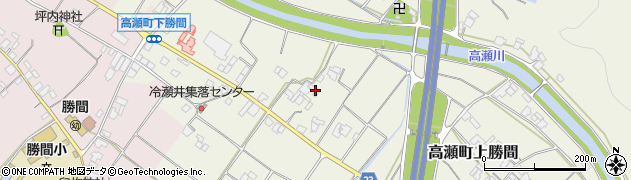 香川県三豊市高瀬町上勝間1556周辺の地図