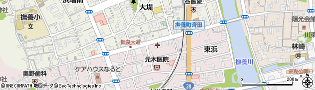 徳島県鳴門市撫養町南浜東浜651周辺の地図