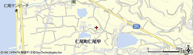 香川県三豊市仁尾町仁尾甲942周辺の地図