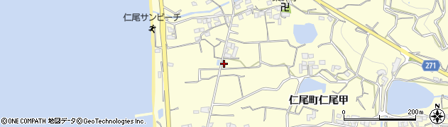 香川県三豊市仁尾町仁尾甲1322周辺の地図