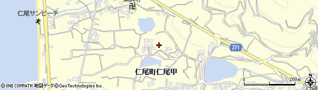 香川県三豊市仁尾町仁尾甲1017周辺の地図