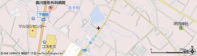 香川県三豊市高瀬町下勝間502周辺の地図