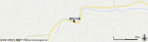 徳仙ノ滝周辺の地図