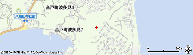 広島県呉市音戸町波多見周辺の地図