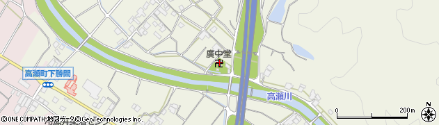 香川県三豊市高瀬町上勝間2297周辺の地図