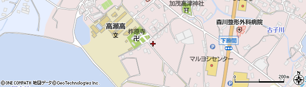 香川県三豊市高瀬町下勝間2224周辺の地図
