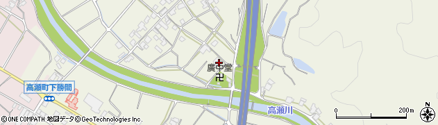 香川県三豊市高瀬町上勝間2291周辺の地図