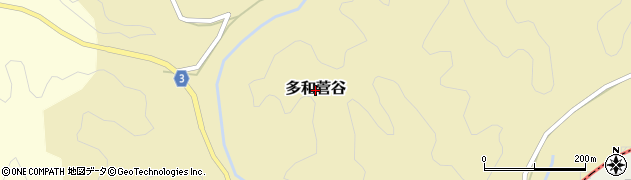 香川県さぬき市多和菅谷周辺の地図
