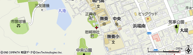鳴門市役所　斎田公民館周辺の地図