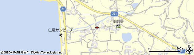 香川県三豊市仁尾町仁尾甲1179周辺の地図