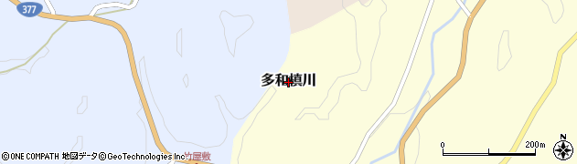 香川県さぬき市多和槙川周辺の地図