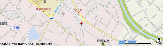 香川県三豊市高瀬町下勝間218周辺の地図