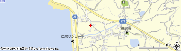 香川県三豊市仁尾町仁尾甲1577周辺の地図
