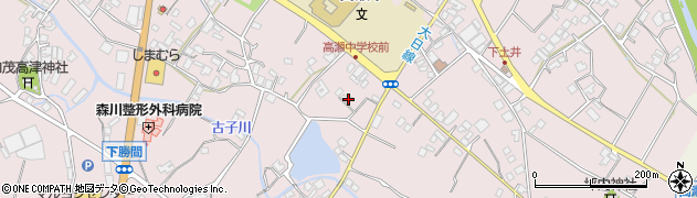 香川県三豊市高瀬町下勝間2657周辺の地図